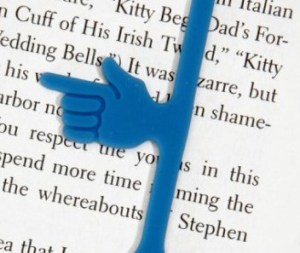 pointing-finger-on-rubber-band-like-bookmark