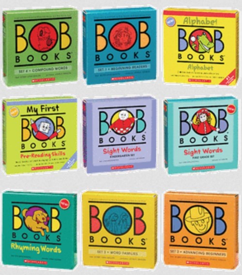 Picture of 9 Bob Book sets.